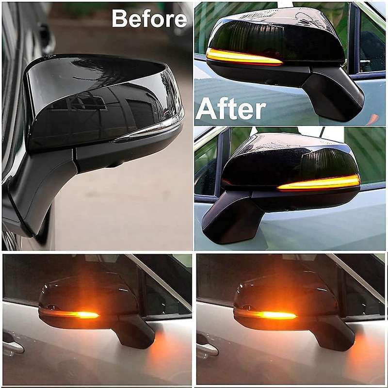 1pair Rearview Mirror Side Lights Dynamic Turn Signal Lamp for Alphard N300 Indicator