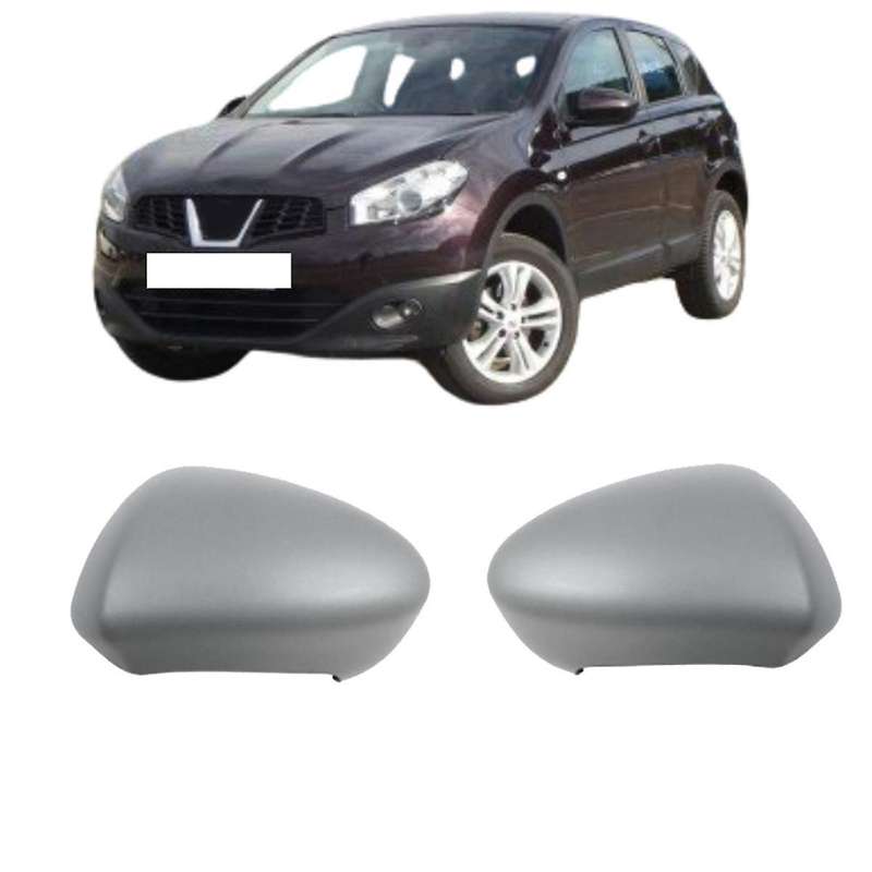 1pair Side Door Rearview Mirror Cover Trims Car Accessories for 2007-2014