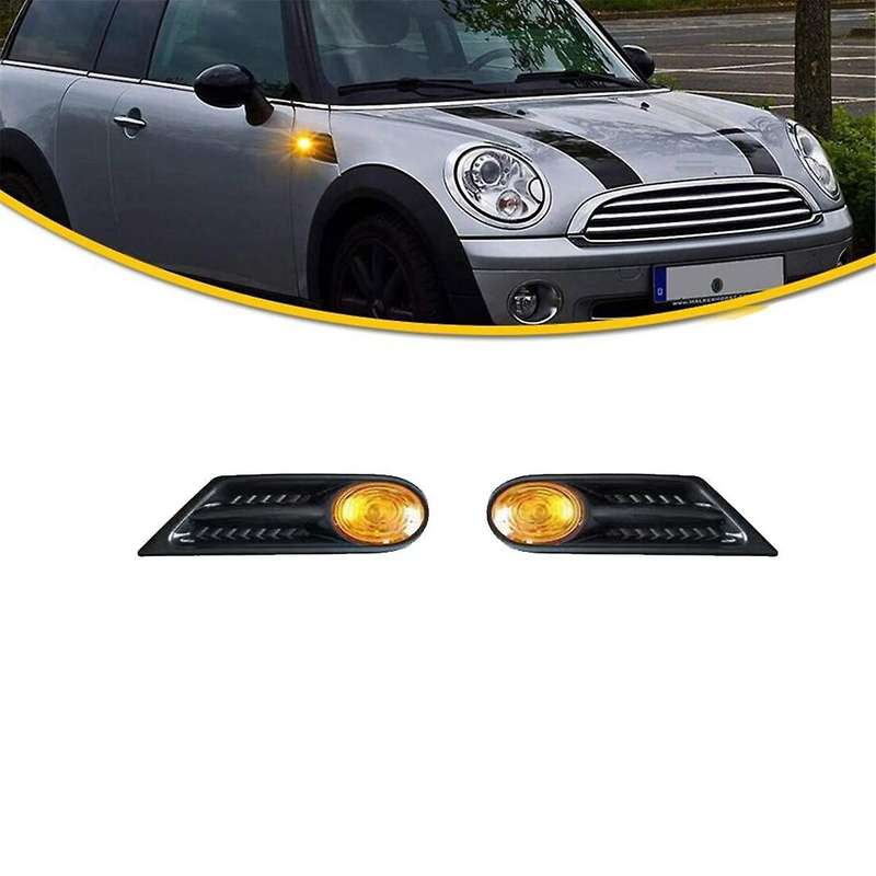 1Pair Side Indicator Light Trim Panel 63137260201 63137260202 for MINI R55 R56 R57 R58 R59 07-15 Tur
