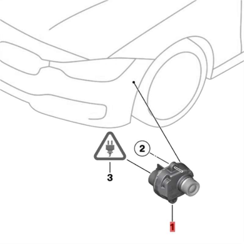 1Pair Side Reverse View Camera 66539240352 for X5 E70 X6 E71 F01 F02 F07 F10 F12 2010-2019 66539194