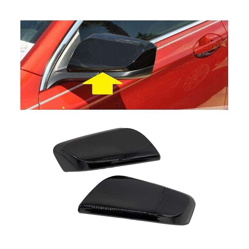 1pair Side Rearview Mirror Cover Housing Trims for 2014-2020 Outside Door Reversing Mirror Shell Ca