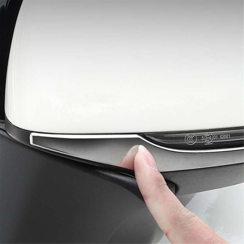 1Pair Side Rearview Mirror Trim Strip for GLC C-Class W206 C200 C260 C300 X254 GLC300 2022-2024,A