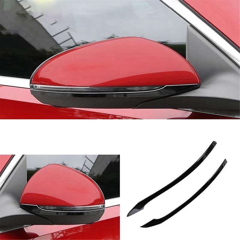 1Pair Side Rearview Mirror Trim Strip for GLC C-Class W206 C200 C260 C300 X254 GLC300 2022-2024,B