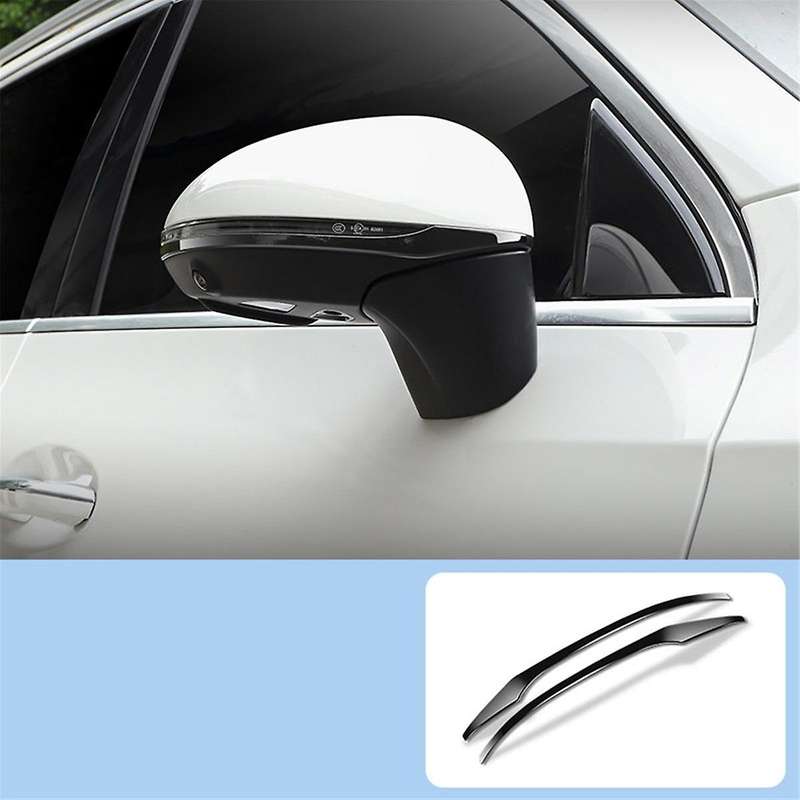 1Pair Side Rearview Mirror Trim Strip for GLC C-Class W206 C200 C260 C300 X254 GLC300 2022-2024,B