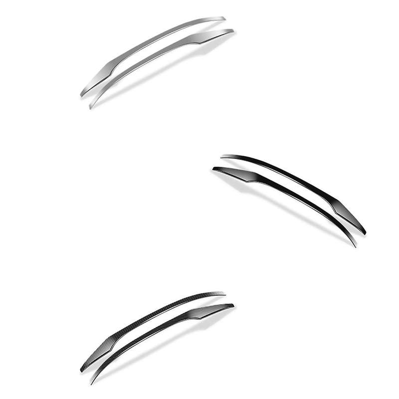1Pair Side Rearview Mirror Trim Strip for GLC C-Class W206 C200 C260 C300 X254 GLC300 2022-2024,B