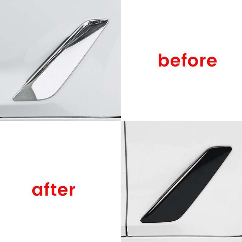 1pair Side Wing Air Flow Intake Cover Trim for 5 Series G30 G31 2018-2023 Styling Side Wing Decor H