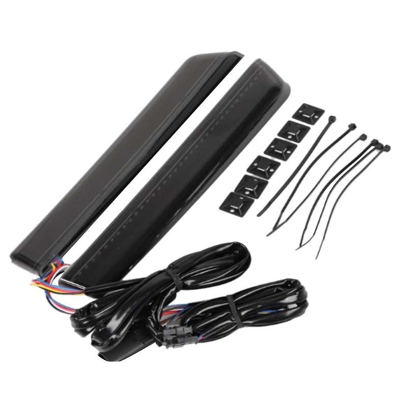 1Pair Smoked LED Saddlebag Side Marker Light for Touring Street Glide 2014-2024 Turn Signal Brake L