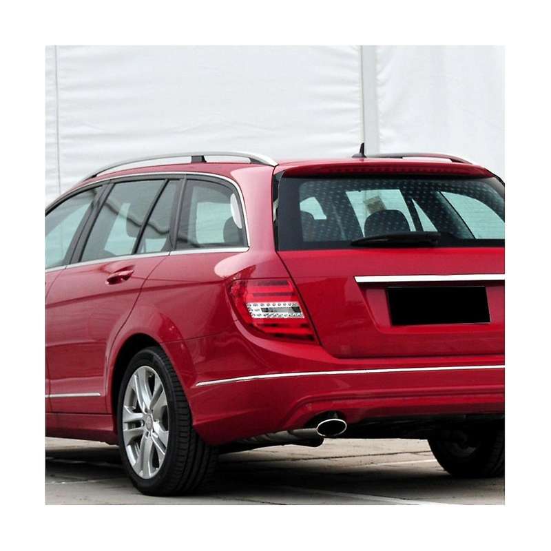 1pair Side Window Spoiler Trim for - C-class W204 Variant Wagon 2007-2014 C200 C260 Weather Strip