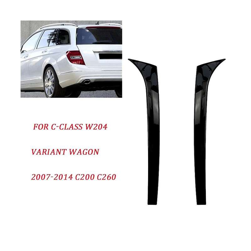 1pair Side Window Spoiler Trim for - C-class W204 Variant Wagon 2007-2014 C200 C260 Weather Strip