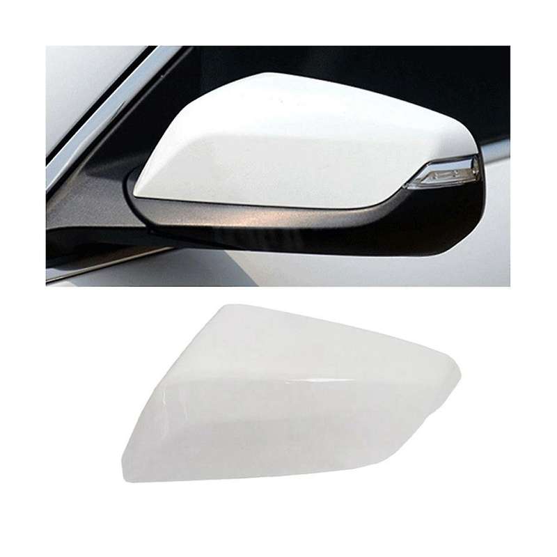 1pair White Rearview Mirror Cover Caps Wing Mirror Shell for Xl 2016-2023 Exterior View Mirror Hous
