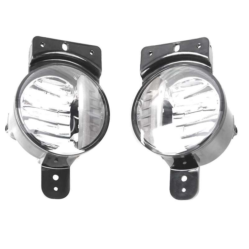 1Pair Yellow Light LED Fog Lamps for Wrangler JT 10th JLU 2018-2024 Daytime Running Lights Front Bu