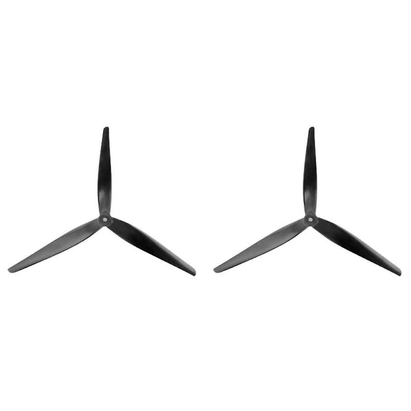 1Pairs 13X9X3V2 13Inch CW CCW 3 Blade/Tri-Blade Black Propeller FPV Prop