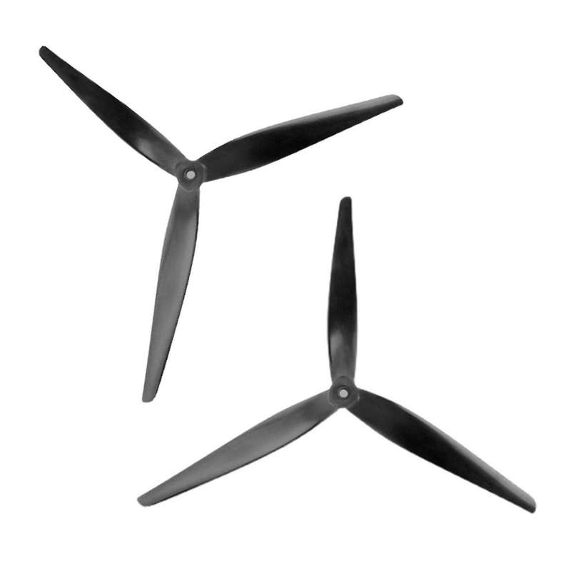 1Pairs 13X9X3V2 13Inch CW CCW 3 Blade/Tri-Blade Black Propeller FPV Prop