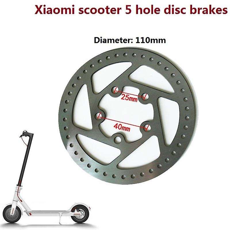 1Pc 110mm Rear Wheel Brake Disc + 2 Pcs Brake Pads Kit for M365 Electric Scooter Skateboard