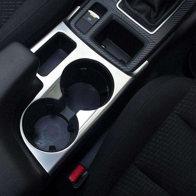 1Pc ABS Chrome Plate Car Water Cup Holder Decorate Moulding Ring Interior for -5 CX5 2015 2016