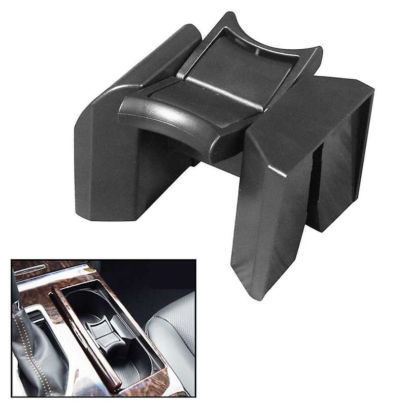 1Pc Black Car Front Center Console Cup Drink Holder Insert Drink Divider Fit for 2012-2017