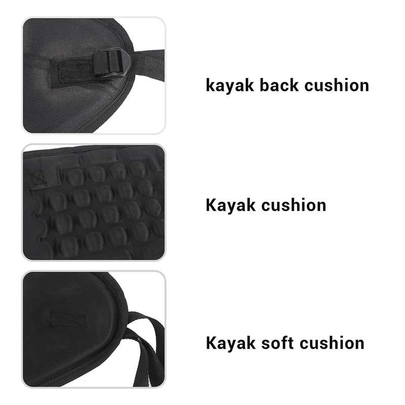 1Pc Adjustable Kayak Cushion Canoe Environmental Protection Seat Back Rest Pad Kayak Soft Thick Bac
