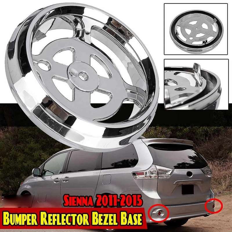 1Pc Car Rear Bumper Reflector Bezel Base Stand for Sienna 2011-2015 5275208010 Rear Bumper Reflector