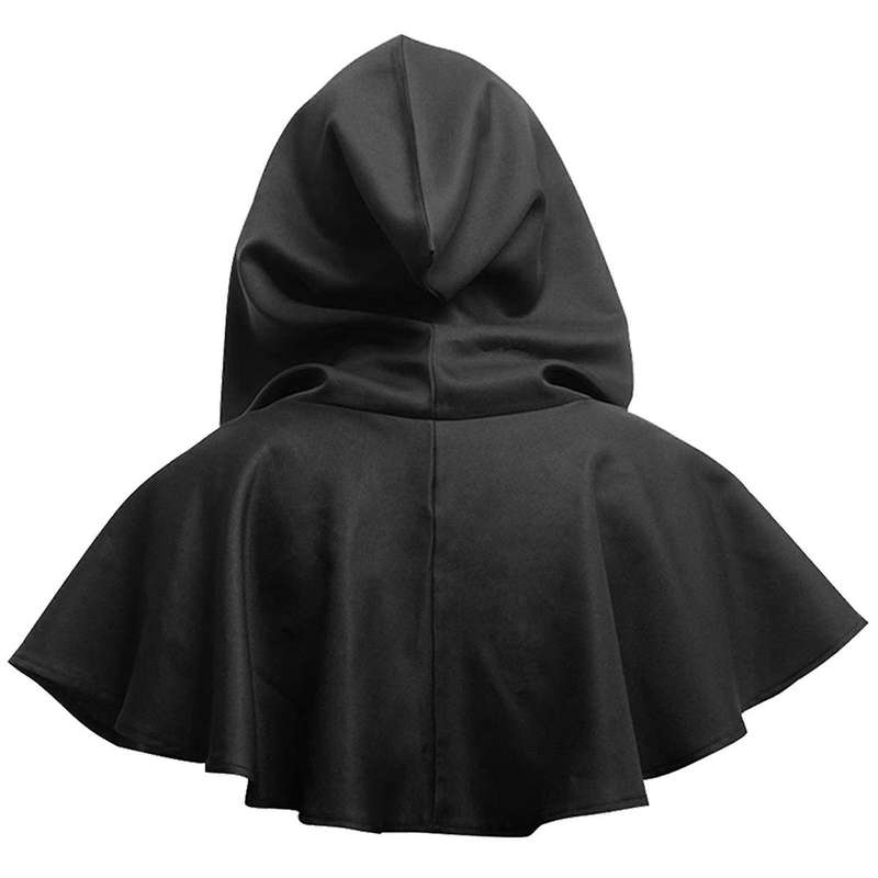 1pc Death Cloak Hooded Cape Hat Cowl Hood Scarf Neck Costume Cape Hat for Halloween Party