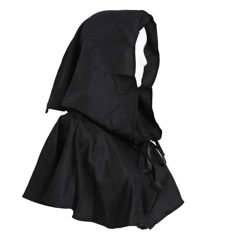 1pc Death Cloak Hooded Cape Hat Cowl Hood Scarf Neck Costume Cape Hat for Halloween Party