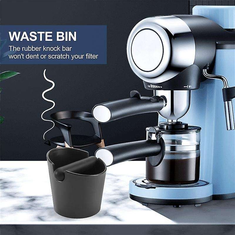 1pc Espresso Knock Box Shock-absorbent Durable Barista Style Knock Box with Removable Knock Bar And