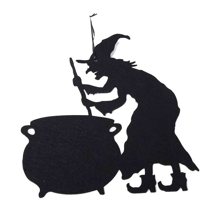 1Pc Halloween Witch Listing Pumpkin Ornaments Ghost Party Supplies Halloween Door Wall Decoration