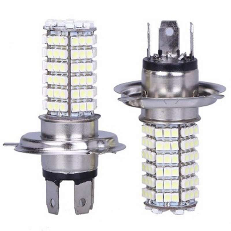 1PC H4 Led Bulb Car Fog Lights 3528 120SMD LED Fog Light Motorcycle Headlight Tail Lamp 12V