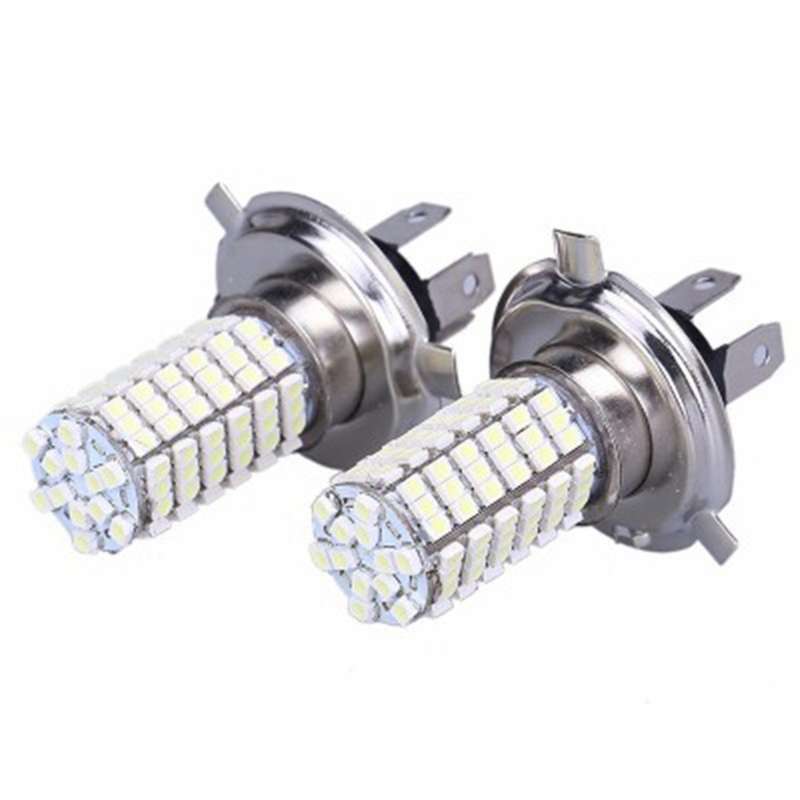 1PC H4 Led Bulb Car Fog Lights 3528 120SMD LED Fog Light Motorcycle Headlight Tail Lamp 12V
