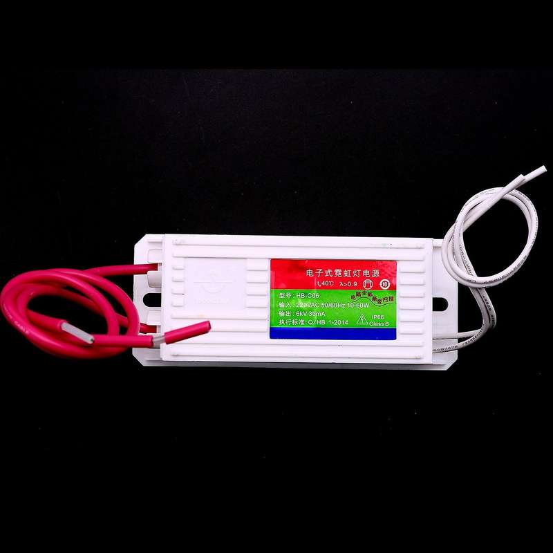 1pc Hb-co6 Neon Electronic Transcompatiblemer Supply Rectifier 6kv 60w 30ma
