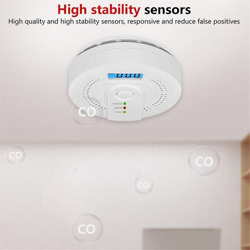 1Pc Monoxide Detector,Portable Carbon Monoxide Alarms for Home, CO Alarm with UL2034(Batteries NOT I