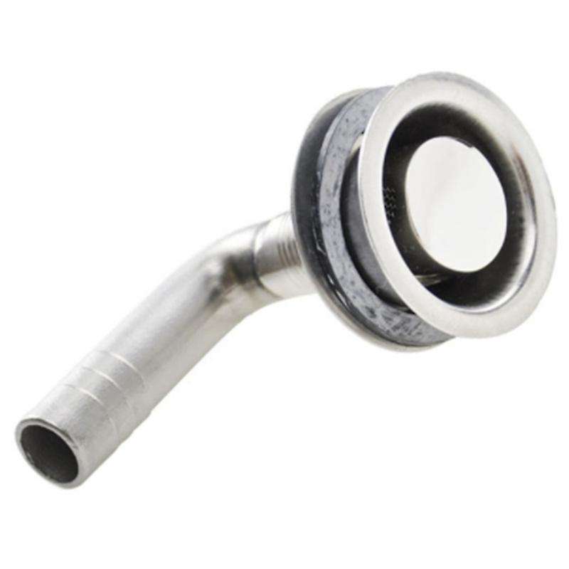 1Pc Marine Boat Fuel Gas Tank Vent Stainless Steel Flush Mount 90 Degree