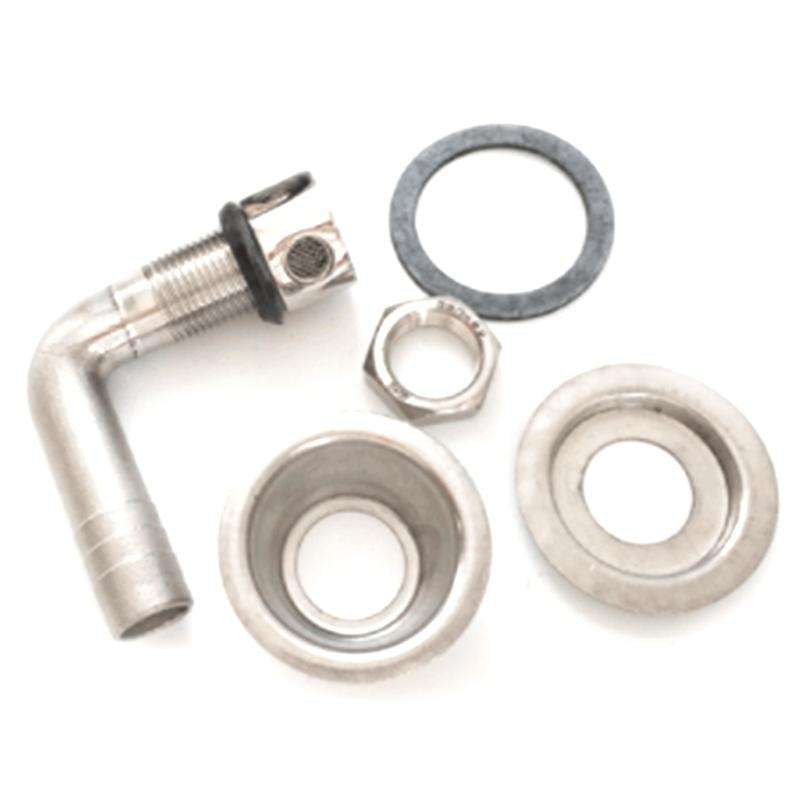 1Pc Marine Boat Fuel Gas Tank Vent Stainless Steel Flush Mount 90 Degree
