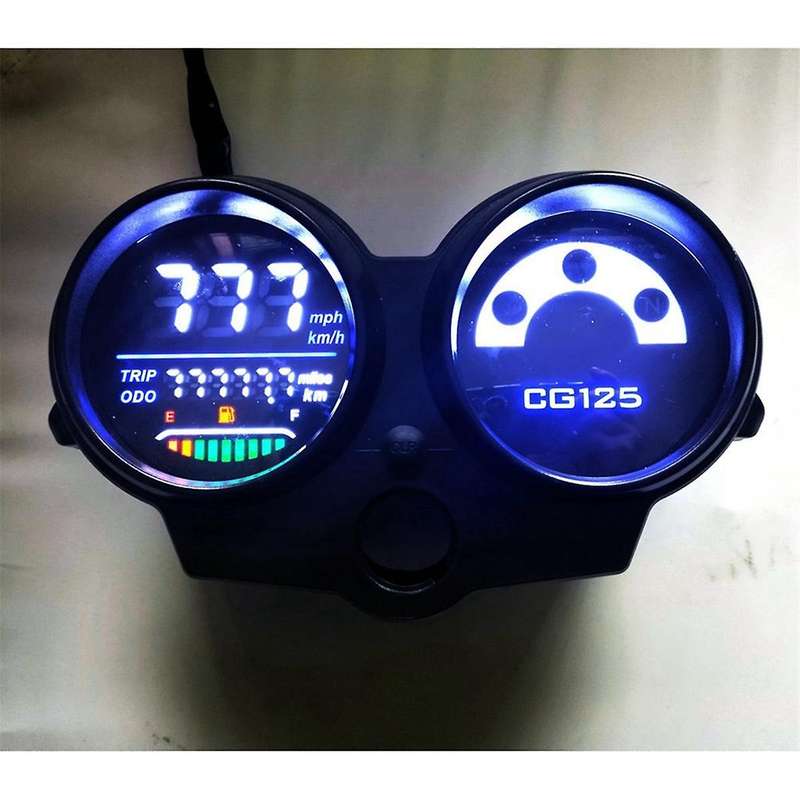 1PC Motorcycle LED Digital Dashboard Durable Parts Tachometer Speedometer Gauge for CG125