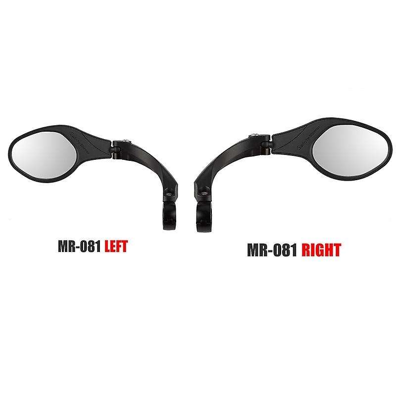 1PC MR081R Stainless Steel Lens Bicycle Rear View Mirror Wide Range Back Sight Bike Reflector Angle