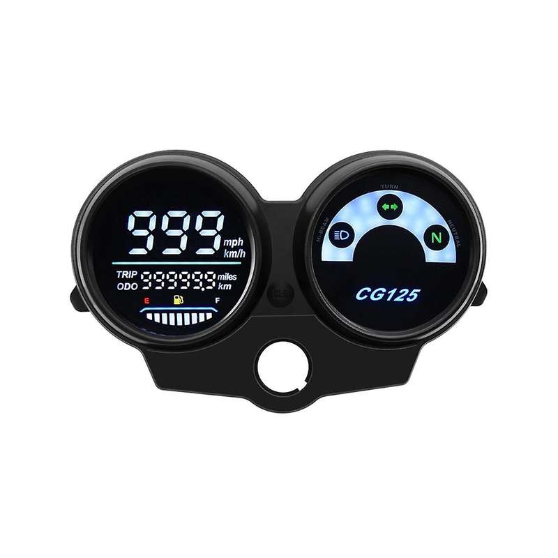 1PC Motorcycle LED Digital Dashboard Parts Tachometer Speedometer Gauge for CG125