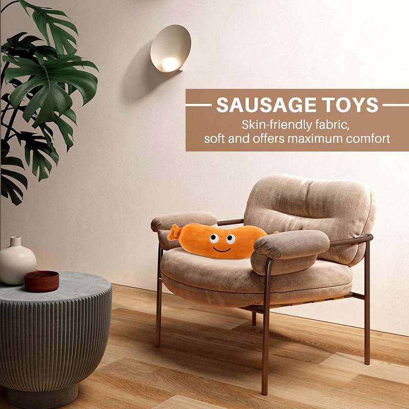 1Pc Stuffed Plush Sausage Toys 20CM Mini Stuffed Food Plush Dolls Pillow Gifts New Plush Pillows