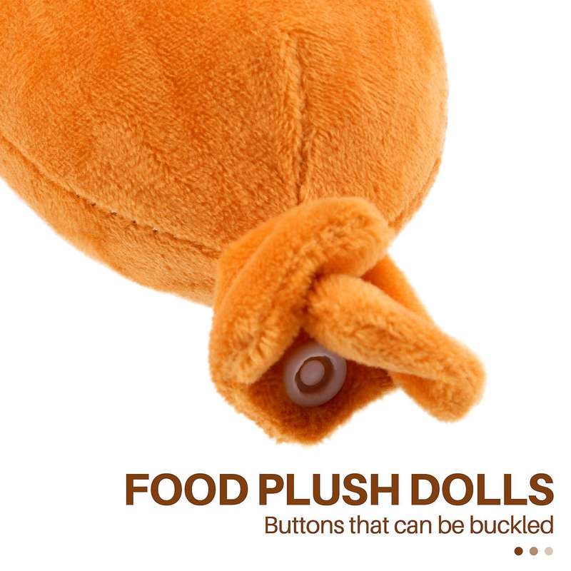 1Pc Stuffed Plush Sausage Toys 20CM Mini Stuffed Food Plush Dolls Pillow Gifts New Plush Pillows