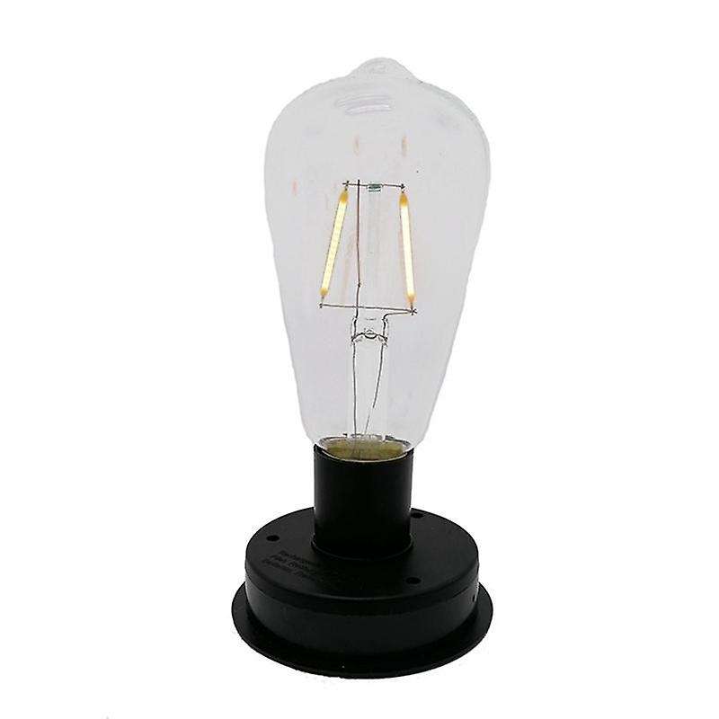 1pc Solar Led Tungsten Filament Bulb Lamp 2800k Night Lights(7cm)
