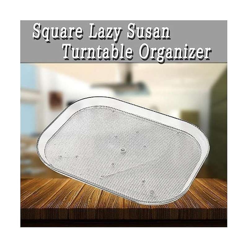 1pc Turntable Storage Rack Is Suitable for Refrigerators, Kitchens, Cabinets, Dining Tables and Refr