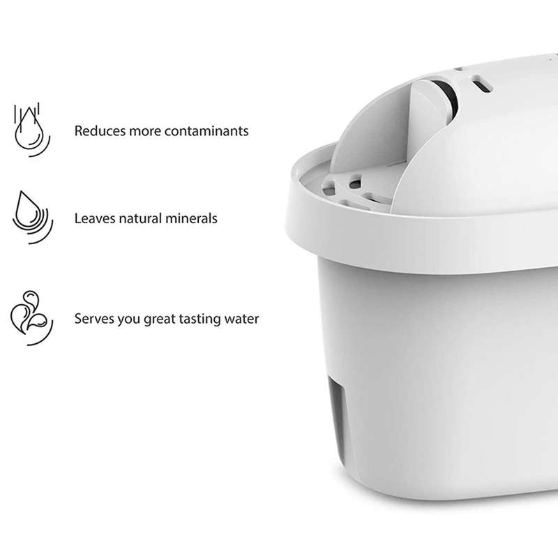 1Pcs (NOT for Waterdrop's Jugs) Compatible for All Maxtra+ Jug, Kettle Universal Filter Cartridge