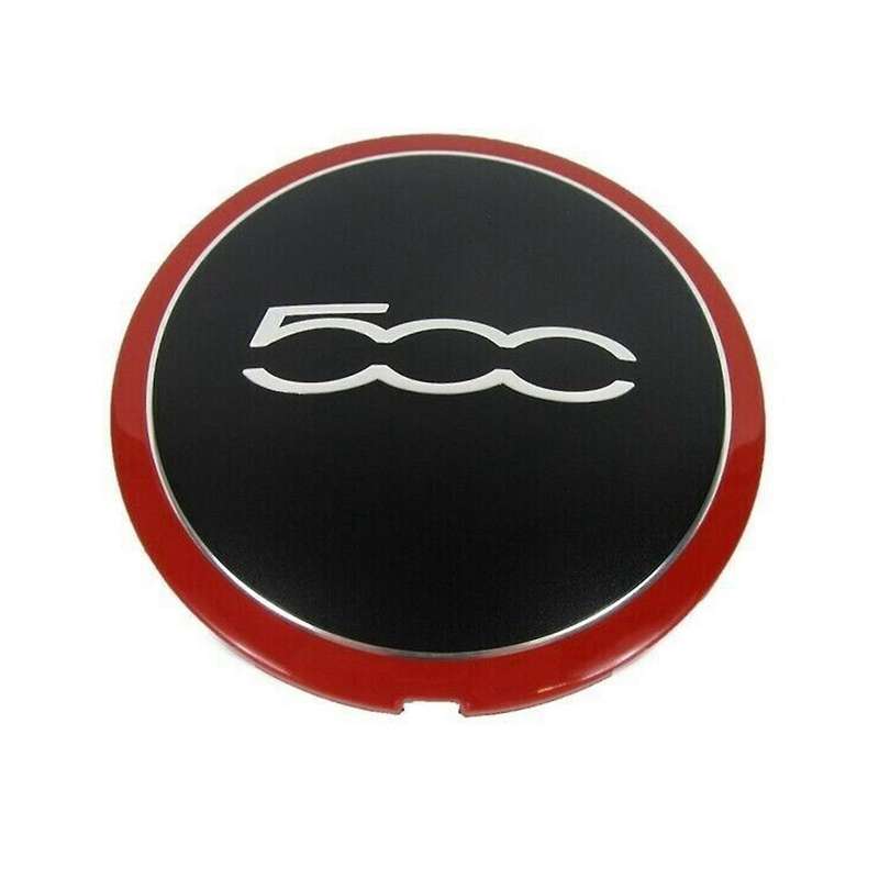 1Pcs 133mm Hubcap for Wheel Centre Hub Caps Emblem Sticker 68078419AC 68078421AC 51884863 Red