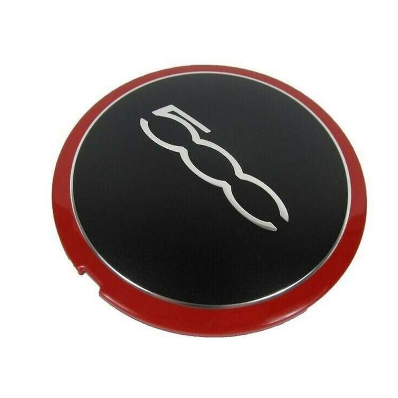 1Pcs 133mm Hubcap for Wheel Centre Hub Caps Emblem Sticker 68078419AC 68078421AC 51884863 Red