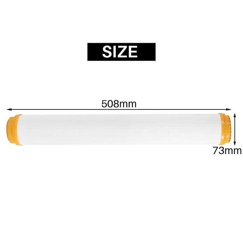 1pcs 20 Inch Resin Filter Softened Pure Water Exchange Removes Descaling/alkaline Water Purifier Sy