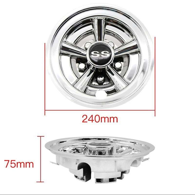 1Pcs 5 Spoke Design Hub Cap Compatible Golf Carts Compatible Club Car, EZGO, Yamaha
