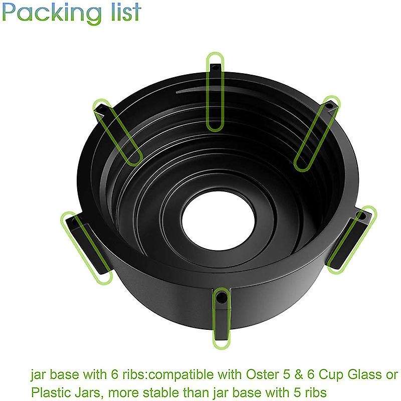 1pcs 4902-003 Blender Jar Bottom for and Osterizer Blenders, Premium Blender Replacement Parts (bla