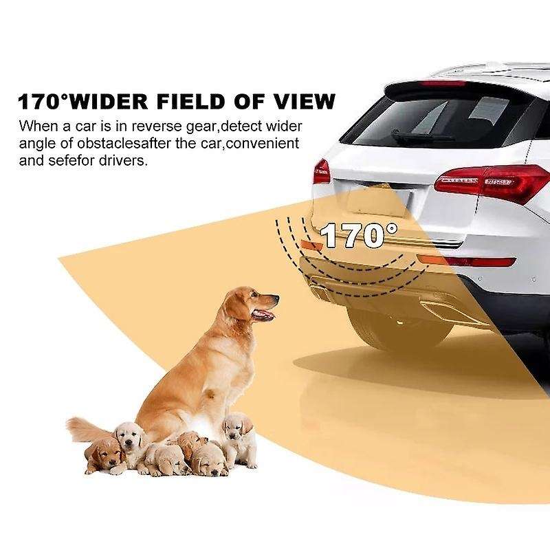 1Pcs 5 Pin Car Rear View Camera Reverse 170 Degree Wide Angle