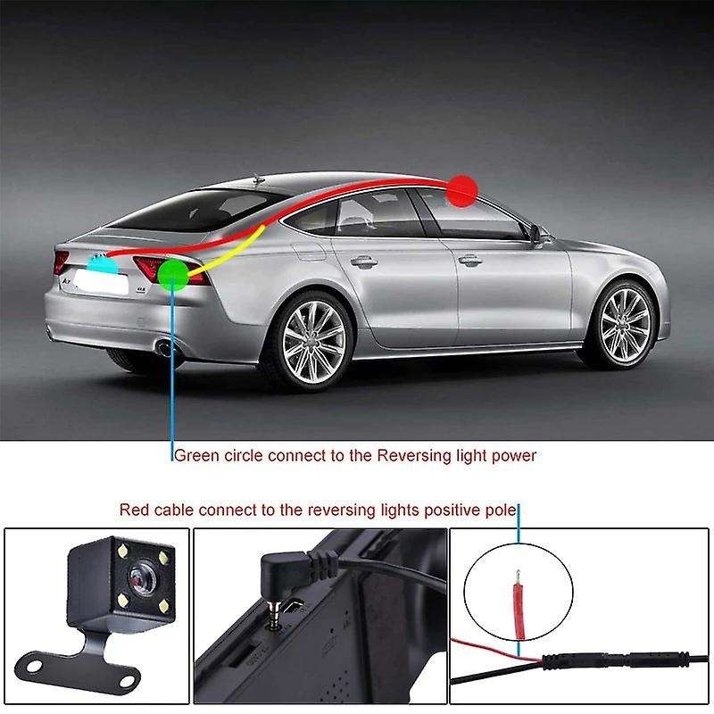 1Pcs 5 Pin Car Rear View Camera Reverse 170 Degree Wide Angle