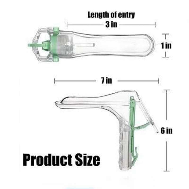 1pcs Adjustable Illuminated Mirror Clear Clip Professional Speculum Reusable