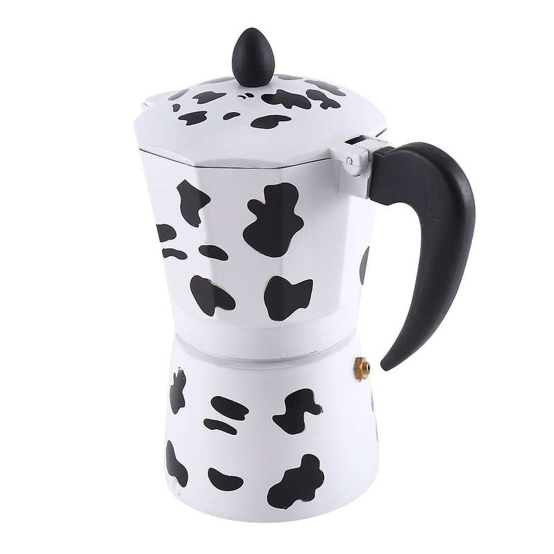 1pcs Aluminum Coffee Maker Espresso Percolator Mocha Coffee Pot 300ml Coffee Pot