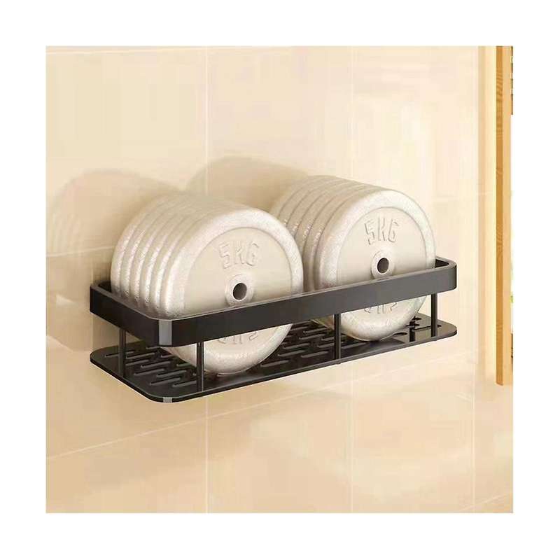 1Pcs Bathroom Shelves No-Drill Wall Mount Corner Shelf Shower Storage Rack Holder Toilet Makeup Org